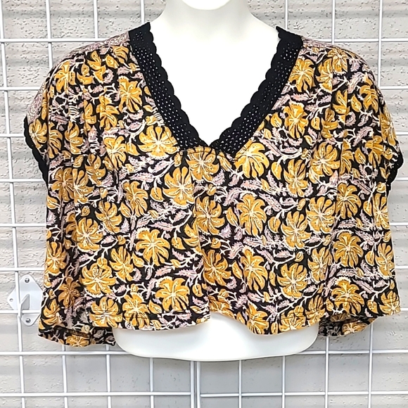 Free People Tops - FREE PEOPLE Crop Dolman Tee Size 16/18